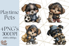 Kidcore Puppy Kitten Bear Clipart Cute Streetwear Animals Product Image 1