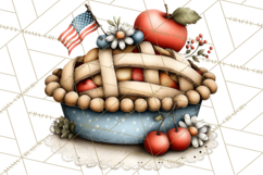 Americana Patriotic Summer Clipart Memorial Day July 4 Product Image 5