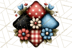 Americana Patriotic Summer Clipart Memorial Day July 4 Product Image 5