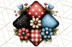 Americana Patriotic Summer Clipart Memorial Day July 4 Product Image 5