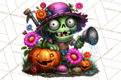 Cute Halloween Occupation Monsters PNG Clipart Product Image 5