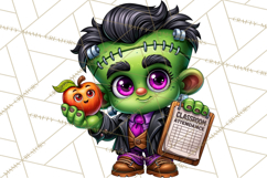 Halloween Teacher Clipart PNG School Bundle Product Image 4