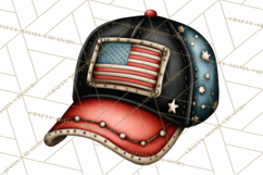 Americana Patriotic Summer Clipart Memorial Day July 4 Product Image 3