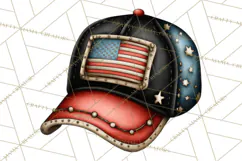 Americana Patriotic Summer Clipart Memorial Day July 4 Product Image 3