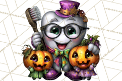 Cute Halloween Occupation Monsters PNG Clipart Product Image 4
