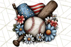 Americana Patriotic Summer Clipart Memorial Day July 4 Product Image 5