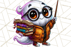 Halloween Teacher Clipart PNG School Bundle Product Image 3