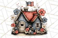Americana Patriotic Summer Clipart Memorial Day July 4 Product Image 2