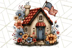 Americana Patriotic Summer Clipart Memorial Day July 4 Product Image 3