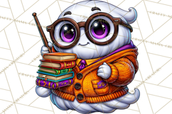 Halloween Teacher Clipart PNG School Bundle Product Image 4