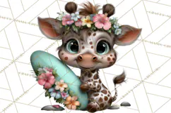 Hawaiian Safari Animals Tropical Beach Clipart PNG Product Image 3