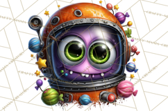 Cute Halloween Occupation Monsters PNG Clipart Product Image 5
