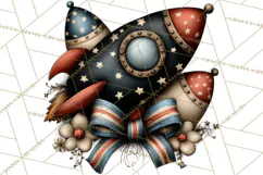 Americana Patriotic Summer Clipart Memorial Day July 4 Product Image 2
