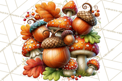Feral Fall Friends Raccoon Opossum Squirrel Clipart Product Image 3