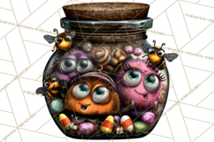Cute Halloween Occupation Monsters PNG Clipart Product Image 3