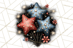 Americana Patriotic Summer Clipart Memorial Day July 4 Product Image 4