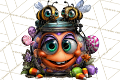Cute Halloween Occupation Monsters PNG Clipart Product Image 4