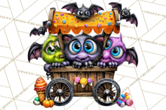 Cute Halloween Occupation Monsters PNG Clipart Product Image 4