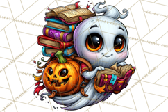 Halloween Teacher Clipart PNG School Bundle Product Image 3