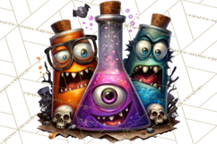 Cute Halloween Occupation Monsters PNG Clipart Product Image 4