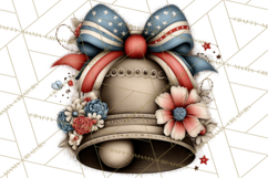 Americana Patriotic Summer Clipart Memorial Day July 4 Product Image 4