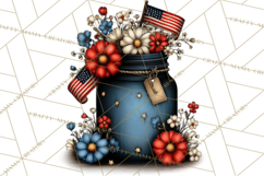 Americana Patriotic Summer Clipart Memorial Day July 4 Product Image 5