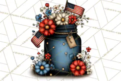 Americana Patriotic Summer Clipart Memorial Day July 4 Product Image 5