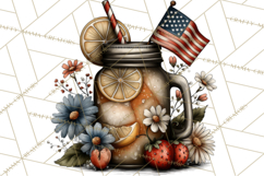 Americana Patriotic Summer Clipart Memorial Day July 4 Product Image 2
