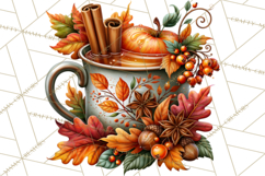 Feral Fall Friends Raccoon Opossum Squirrel Clipart Product Image 2