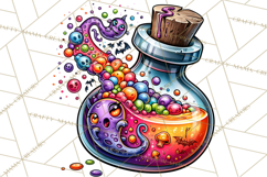 Halloween Teacher Clipart PNG School Bundle Product Image 3