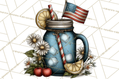 Americana Patriotic Summer Clipart Memorial Day July 4 Product Image 3