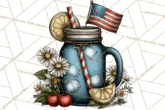 Americana Patriotic Summer Clipart Memorial Day July 4 Product Image 3