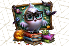 Cute Halloween Occupation Monsters PNG Clipart Product Image 4