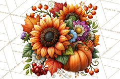 Feral Fall Friends Raccoon Opossum Squirrel Clipart Product Image 4