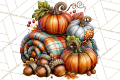 Feral Fall Friends Raccoon Opossum Squirrel Clipart Product Image 5