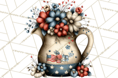 Americana Patriotic Summer Clipart Memorial Day July 4 Product Image 5