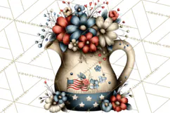 Americana Patriotic Summer Clipart Memorial Day July 4 Product Image 5