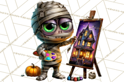 Cute Halloween Occupation Monsters PNG Clipart Product Image 5
