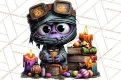 Cute Halloween Occupation Monsters PNG Clipart Product Image 2