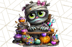 Cute Halloween Occupation Monsters PNG Clipart Product Image 3