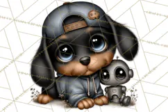 Kidcore Puppy Kitten Bear Clipart Cute Streetwear Animals Product Image 3
