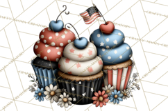 Americana Patriotic Summer Clipart Memorial Day July 4 Product Image 4