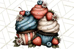Americana Patriotic Summer Clipart Memorial Day July 4 Product Image 5