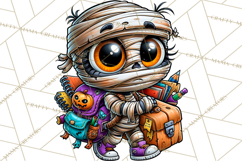 Halloween Teacher Clipart PNG School Bundle Product Image 3