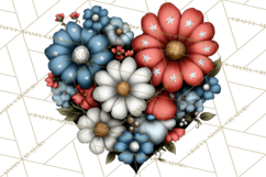Americana Patriotic Summer Clipart Memorial Day July 4 Product Image 2