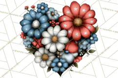 Americana Patriotic Summer Clipart Memorial Day July 4 Product Image 2