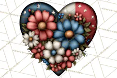 Americana Patriotic Summer Clipart Memorial Day July 4 Product Image 3