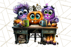 Cute Halloween Occupation Monsters PNG Clipart Product Image 3