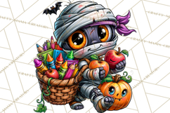 Halloween Teacher Clipart PNG School Bundle Product Image 5