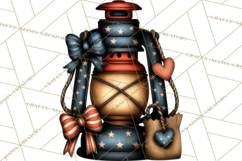 Americana Patriotic Summer Clipart Memorial Day July 4 Product Image 4